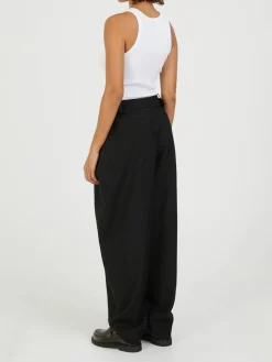 Wollhose Schwarz