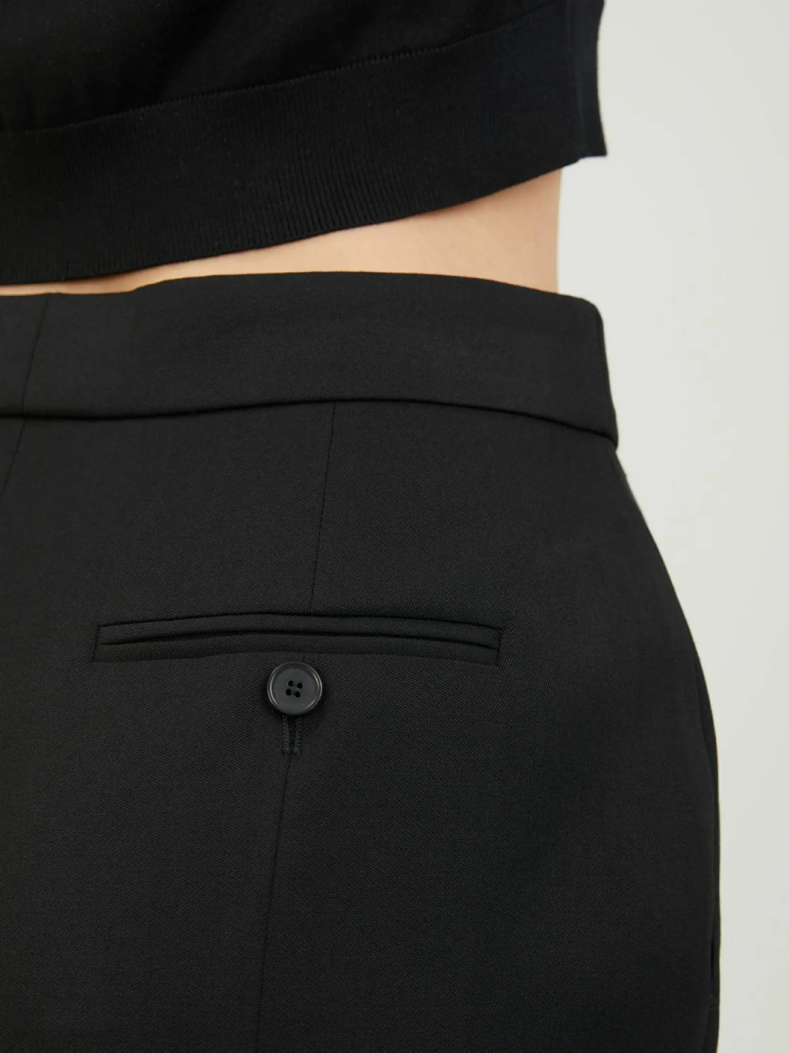 Wollhose Schwarz