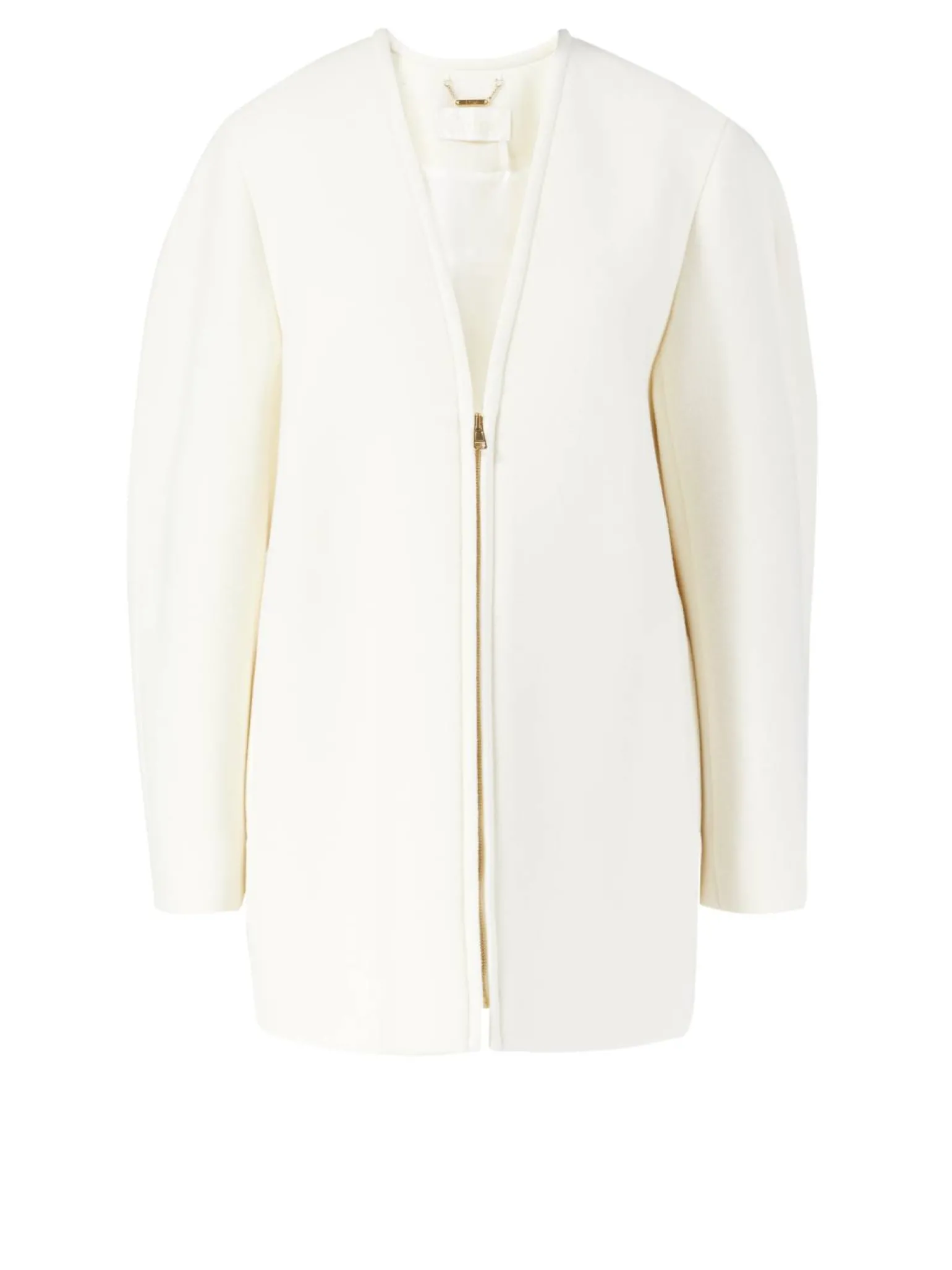 Wolljacke Crème