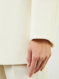 Wolljacke Crème