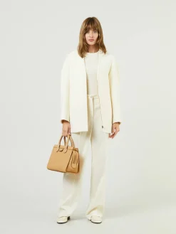 Wolljacke Crème