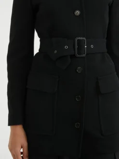 Wolljacke Schwarz