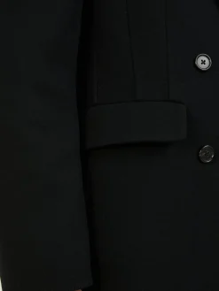 Woll-Jacke Schwarz