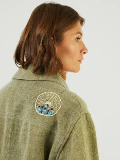 Wolljacke 'Vitale' Grün