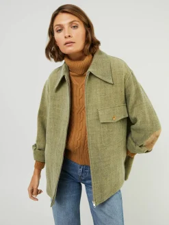 Wolljacke 'Vitale' Grün