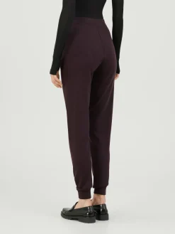 Woll-Loungepants Violett