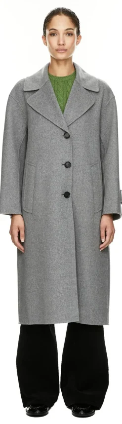 Wollmantel 'Zoe' Grau