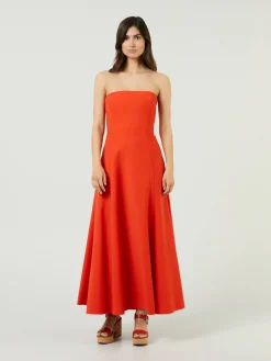 Woll-Midikleid 'Arion' Rot