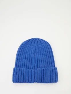 Wollmütze Blau