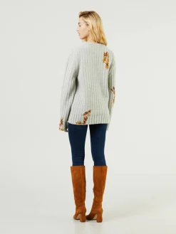 Wollpullover 'Vassil' Hellgrau