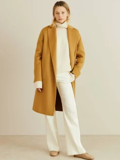 Woll-Seiden-Hose 'Morissey' Crème