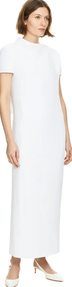 Abendkleid 'Iryl' mit Rückenausschnitt Weiß