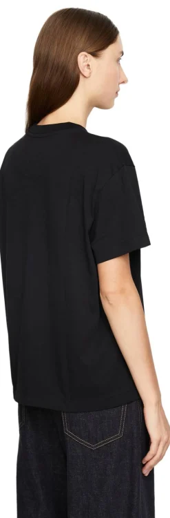 3er-Set Kurzarm T-Shirt Schwarz