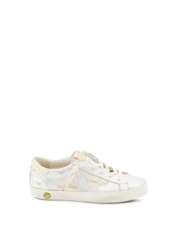 Metallic Sneaker 'Super Star' Silber
