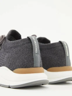 Sneaker aus Baumwollstrick Anthrazit