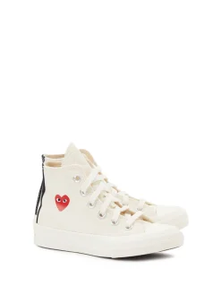 Sneaker 'Red Heart' in Crème/Rot