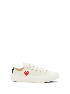 Sneaker 'Red Heart Low' Crème/Rot