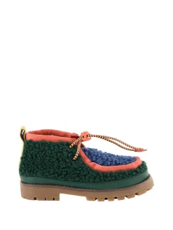 Stiefeletten aus Shearling Multi